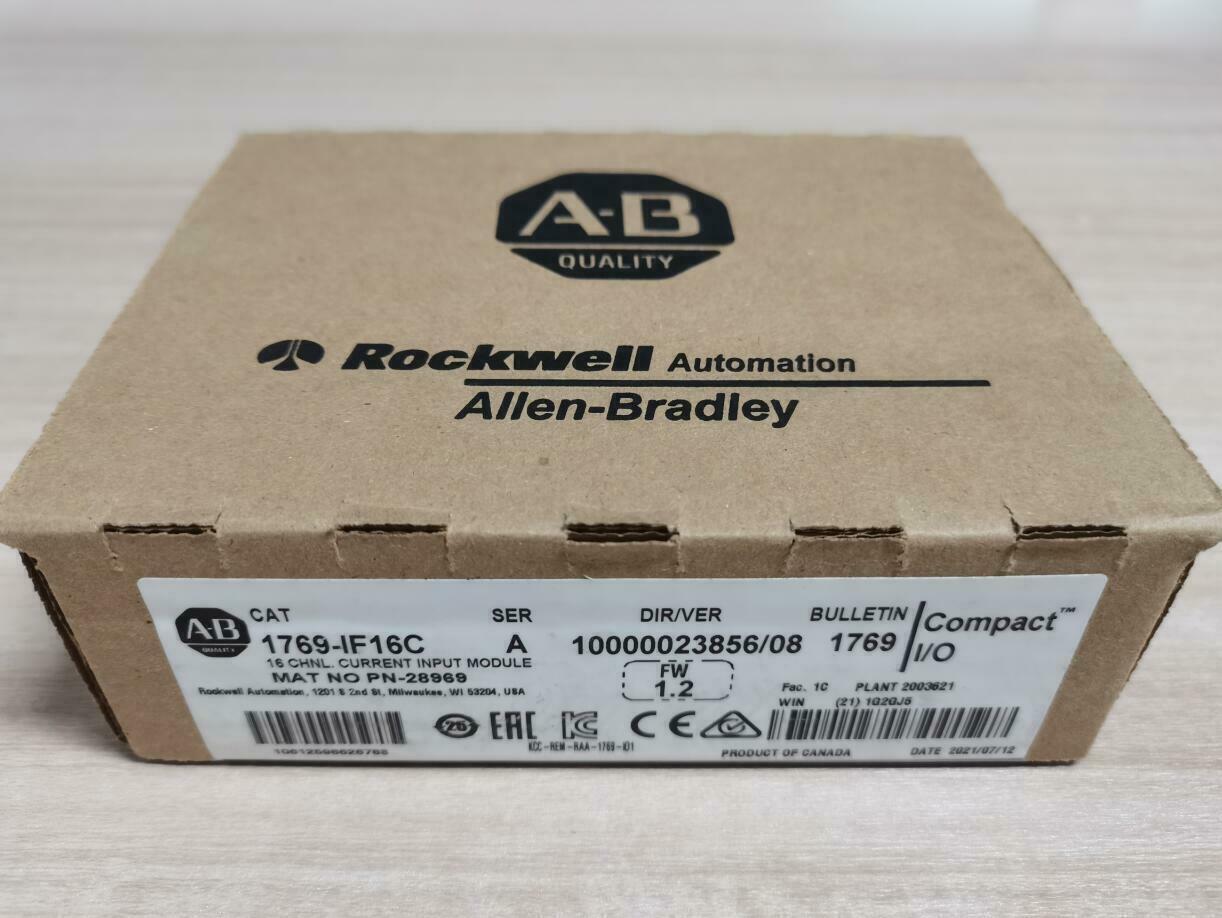 Surplus Sealed Allen-Bradley AB 1769-IF16C /A CompactLogix 16-Ch Analog Current
