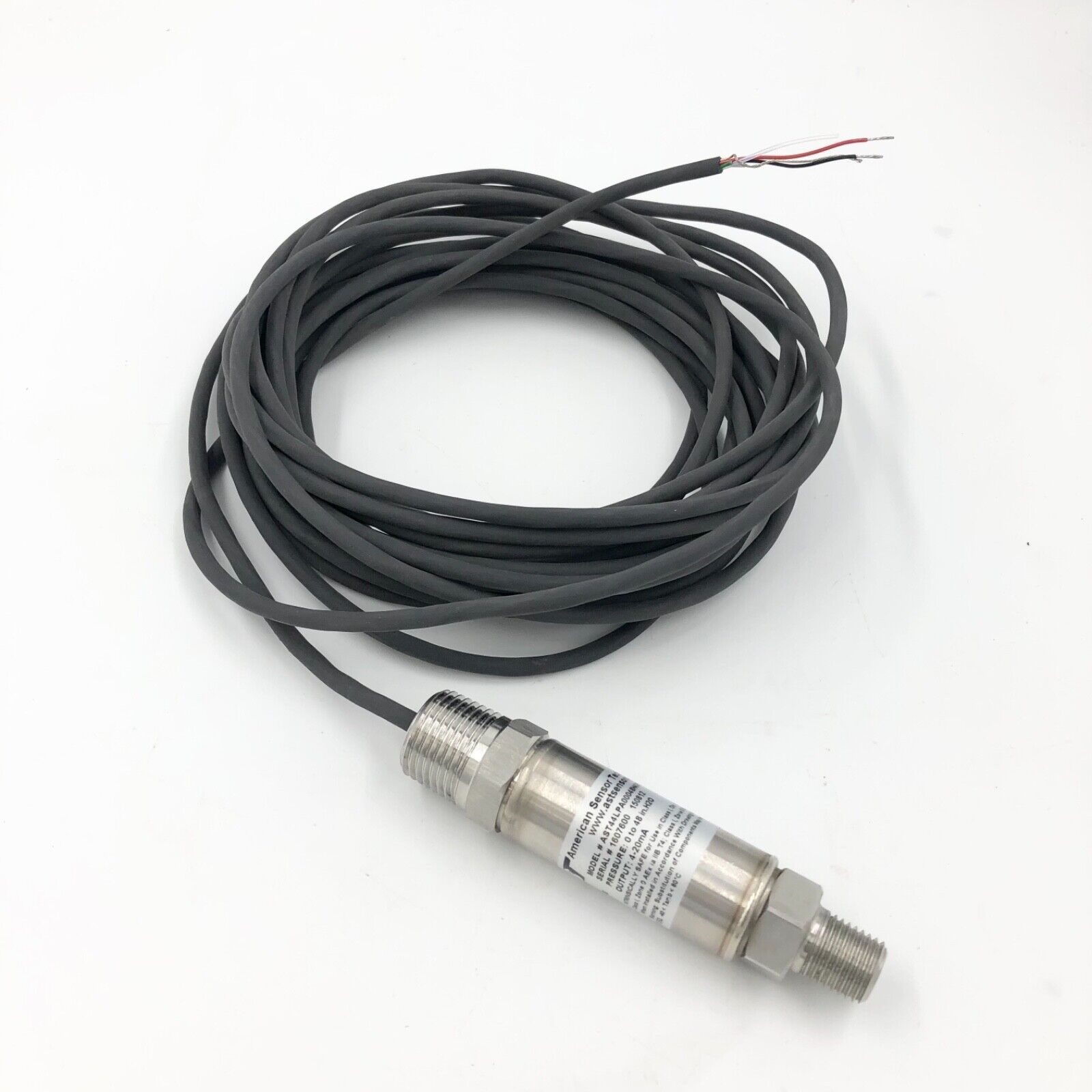 Tyco AST44LP Intrinsically Safe Low Pressure Transducer 0-48”H20 4-20mA 1/4” NPT