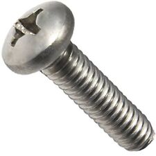 1/4-20 Machine Screws Pan Head Phillips Stainless Steel All Lengths / Quantities picture