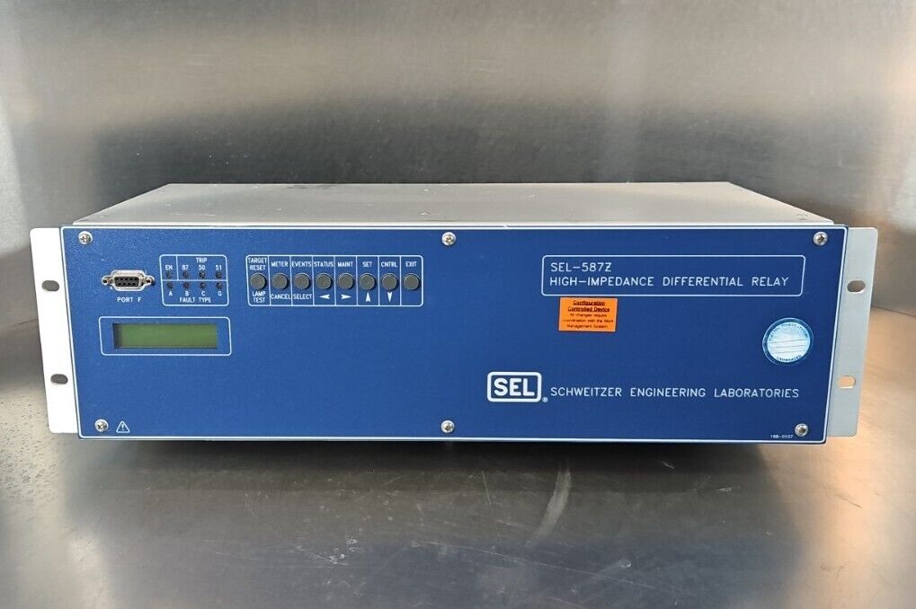 Schweitzer SEL-587Z High-Impedance Differential Relay.                     Loc4C