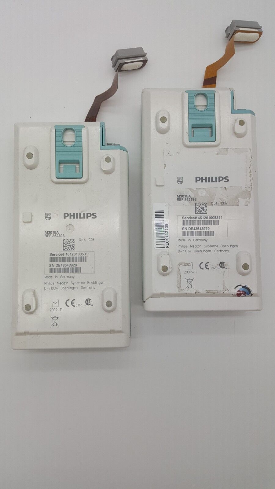 Lot of (2) Philips Healthcare M3015A CO2 MMS Module