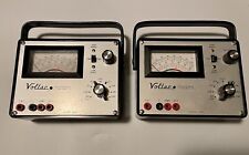 Lot Of TWO Vintage Voltac Meter Ham Radio Equipment Untested picture