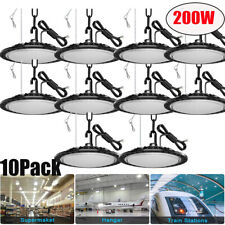 10x200W UFO LED High Bay Light Garage Warehouse Industrial Commercial Fixture picture