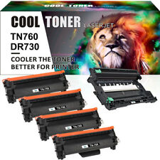 TN760 Toner Cartridge DR730 Drum for Brother MFC-L2710DW DCP-L2550DW L2395DW LOT picture