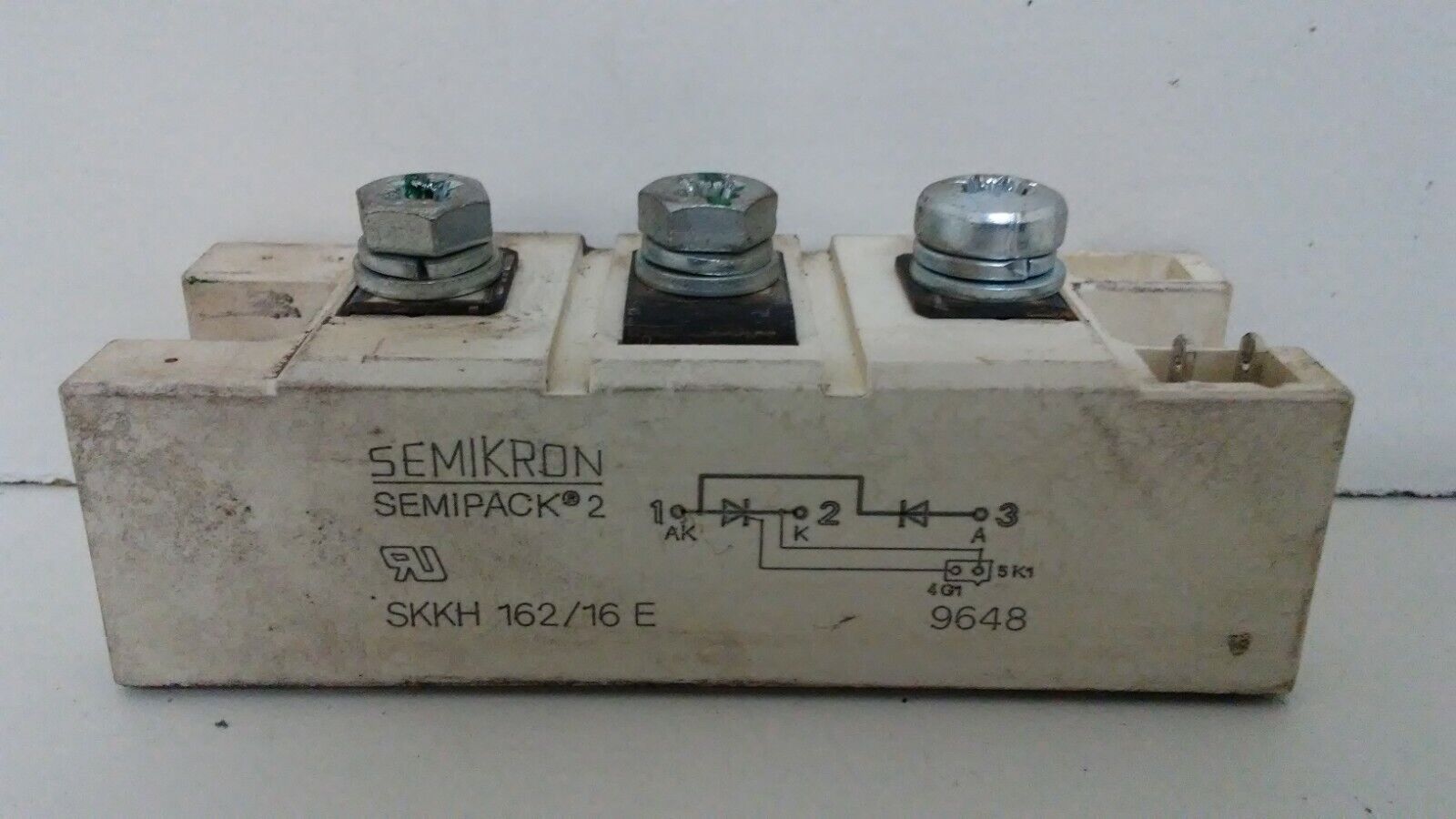GUARANTEED SEMIKRON SEMIPACK 2 THYRISTOR MODULE SKKH-162/16E