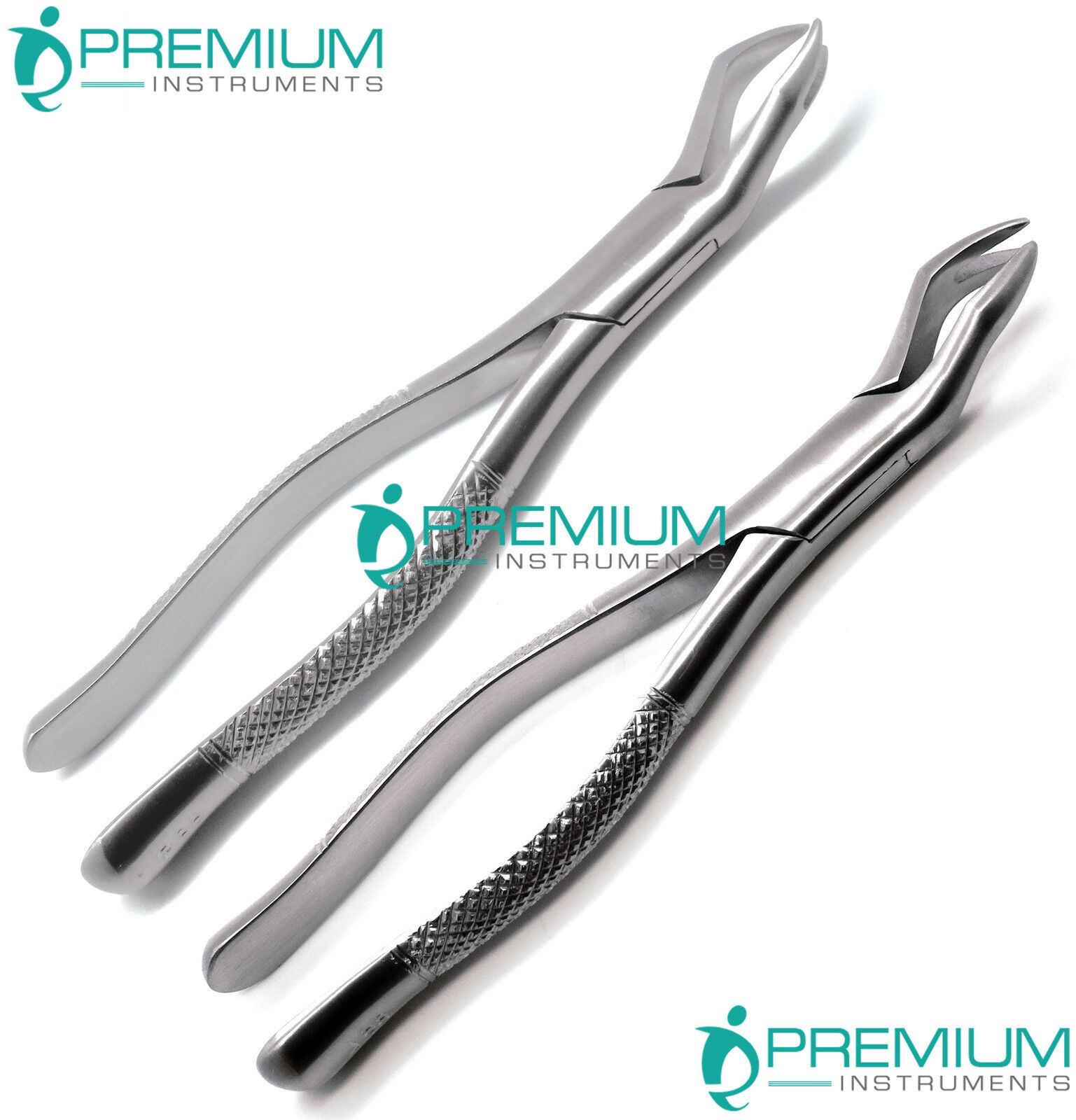 Dental Extracting Forceps 88R & 88L Molar Tooth Surgical Instruments Set of 2