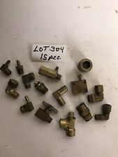 *USED* MISC. BRASS FITTINGS (LOT OF 15)-FREE SHIPPING* picture