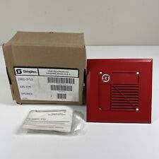Vintage Simplex 2902-9715 Fire Alarm Metal Wall Speaker Red NEW NOS In Box picture