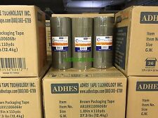 36 Rolls Premium Brown Carton Box Sealing Packing Tape 2 Mil Thick 2
