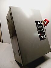 GENERAL ELECTRIC TC35362 60 AMP DOUBLE THROW SAFETY SWITCH 3P 600 VAC 250 VDC picture