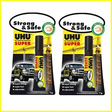 2 x UHU ALL PURPOSE ADHESIVE SUPER Strong & Safe in tube 7g - 2 Packs of 1 tube picture
