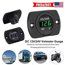 Volt Gauge Meter Voltage LED Digital Display DC 12V-24V Car Panel Voltmeter picture