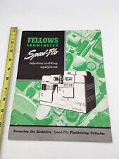 VINTAGE 1947 FELLOWS INJECTION MOLDING EQUIPMENT- SALES/SPECIFICATION BROCHURE picture
