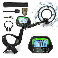 High Accuracy Metal Detector Kit W/Display Waterproof Search Coil Headphone Bag picture