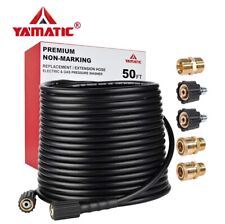 YAMATIC 50ft High Pressure Washer Hose with 5 Connectors M22-14mm picture