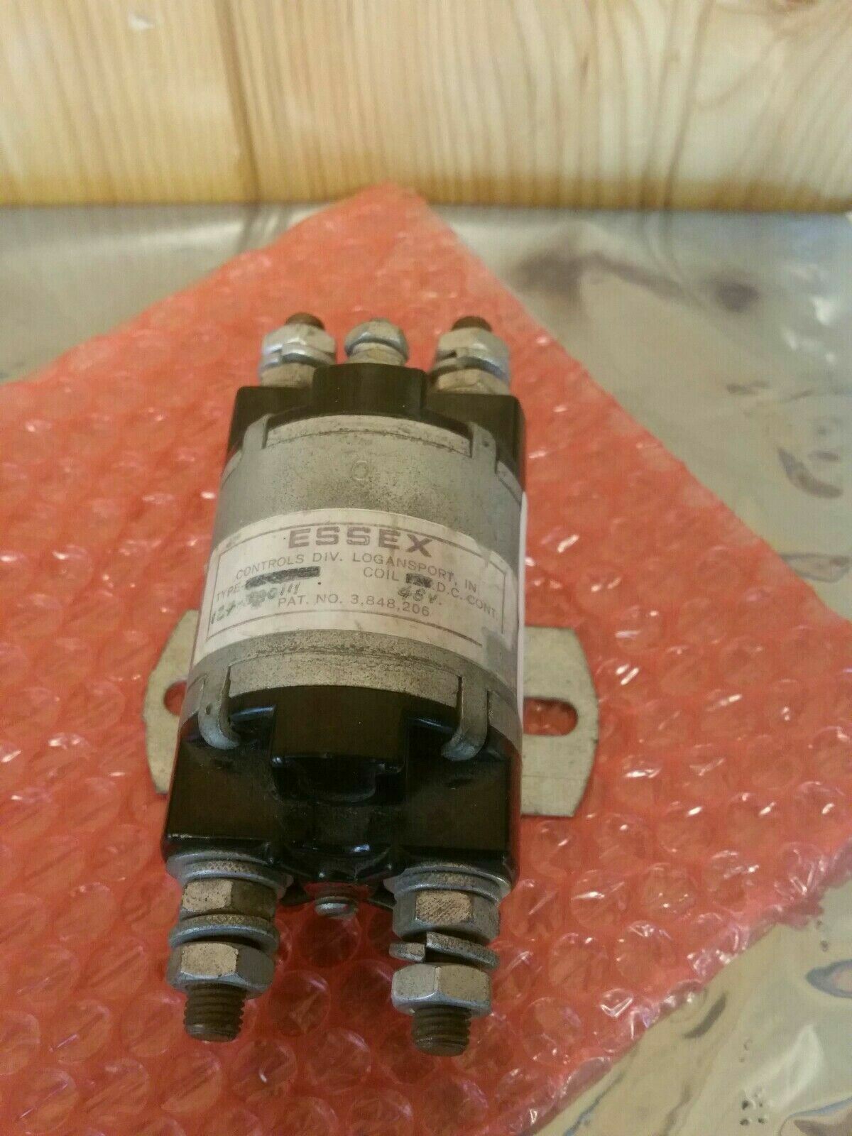 ESSEX, SOLENOID, 3.848.206, 124-320111 aircraft aviation controll battery switch