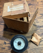 NOS Western Electric Milliamperes DC Meter in Box D-166824 / steampunk picture