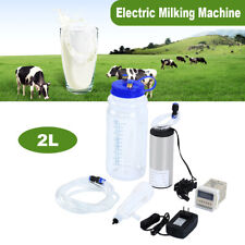2L Portable Electric Milking Machine Vacuum Pump For Farm Cow Sheep Goat Milking picture