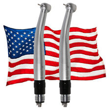 2 x NSK Style Dental High Speed Handpiece Push Turbine with 4Hole Quick Coupler picture