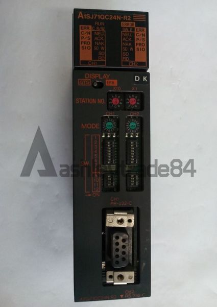 1PCS Mitsubishi PLC programmable controller A1SJ71QC24N-R2 Used
