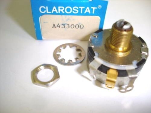 Clarostat A43 3000 OHM 10% TOL 2W Pot Potentiometer NIB