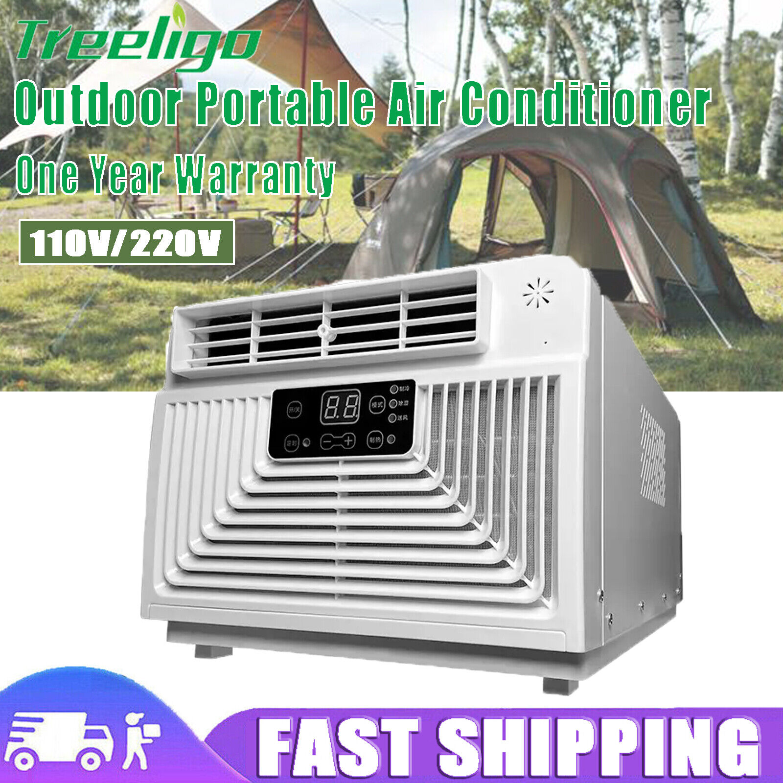 Tent Air Conditioner Portable 110V 220V Air Coolers Camping for Car RV Motorhome