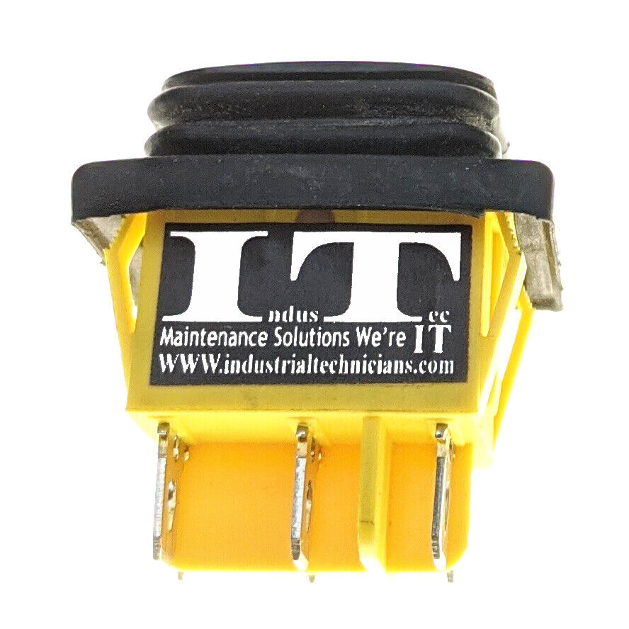 IndusTec DPDT 20A 6 PIN on off (on) Momentary & Maintained Rocker Waterproof 12V