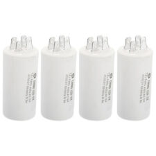 CBB60 12uF Running Capacitor,4Pcs AC450V 4 pins 50/60Hz Cylinder 1.33x2.73inch picture