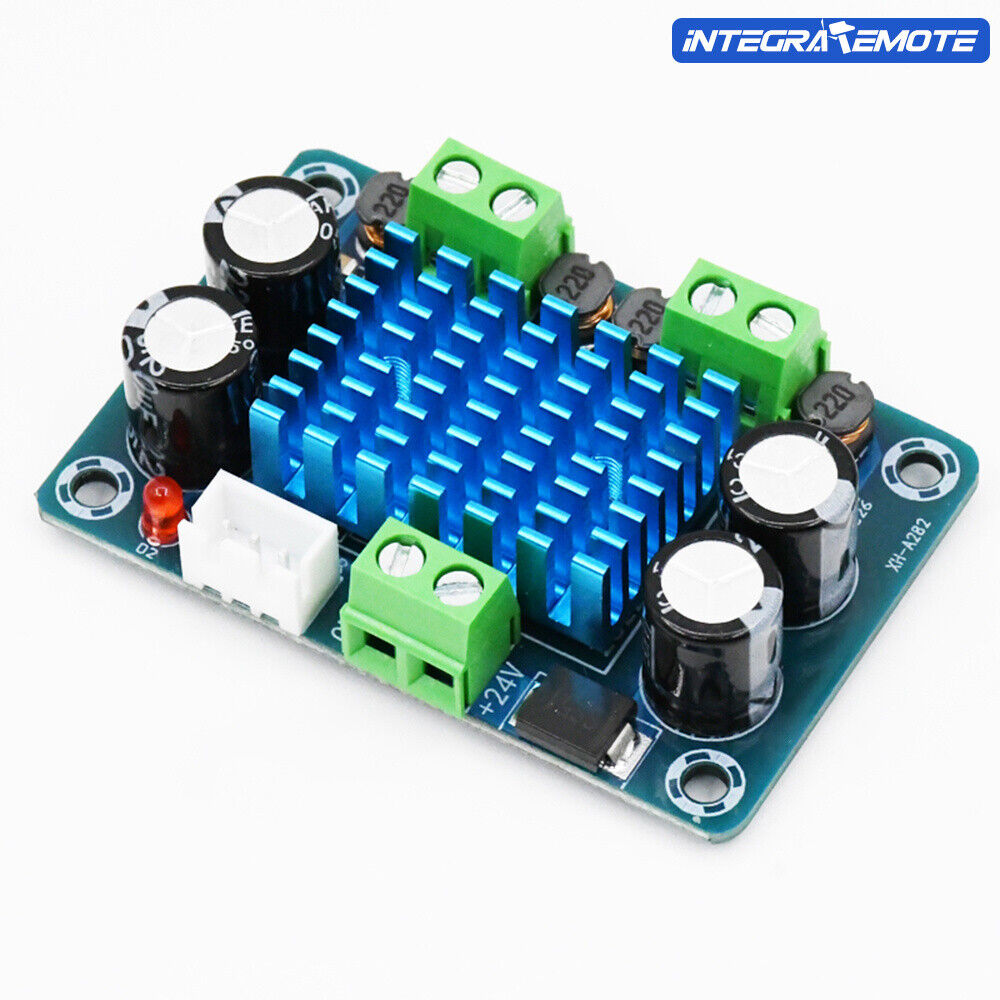 XH-A282 High Power Digital DC12-24V 2-Channel Power Amplifier Board Output 50W*2