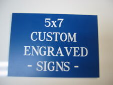 Custom Engraved Personalized Plastic Sign - new - 5x7 picture