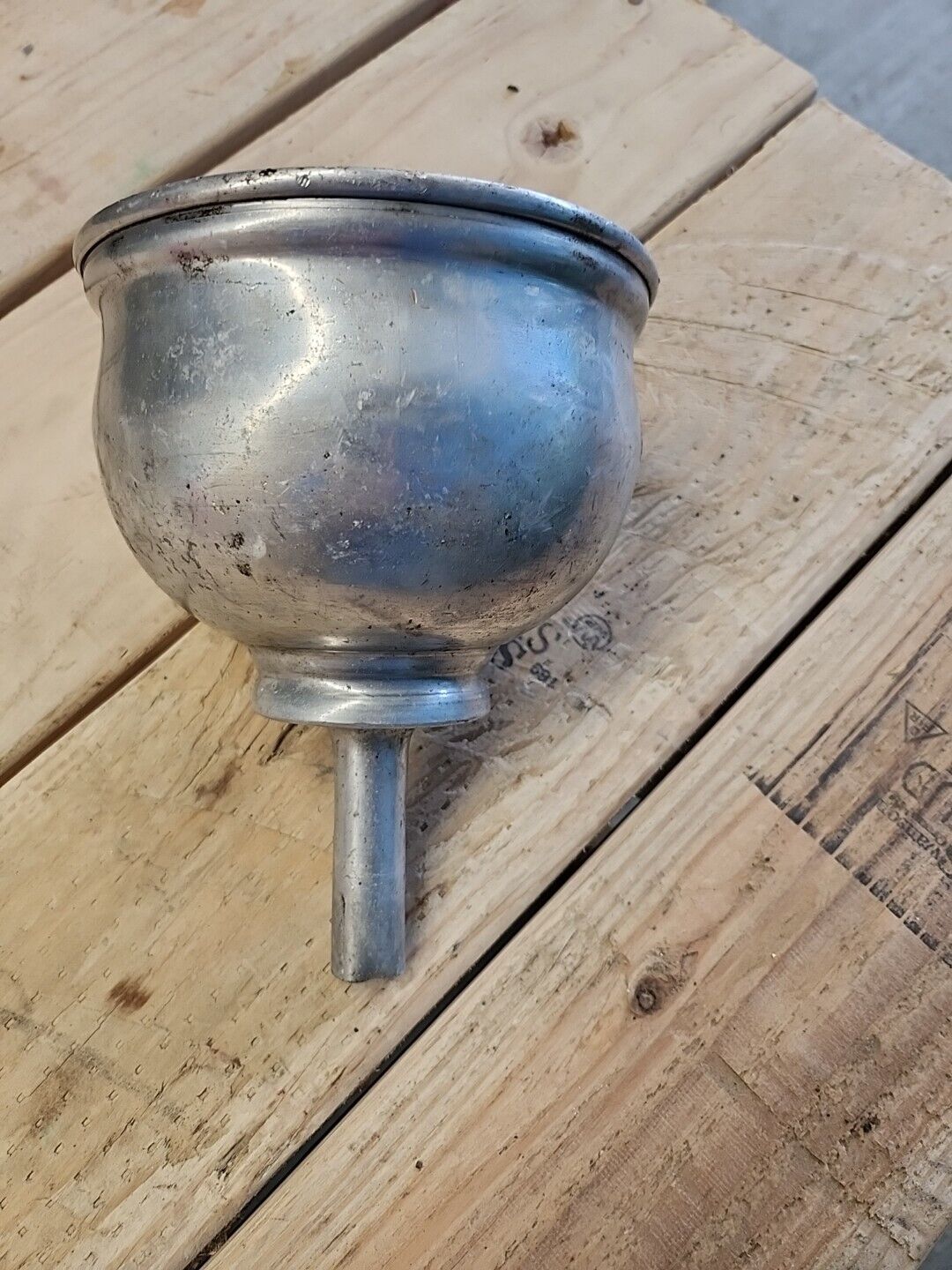 Vintage Aluminum Funnel Vintage, bell, bubble 