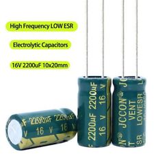 16V 2200uF Electrolytic Capacitors High Frequency LOW ESR 2200uF 16V 10x20mm picture