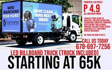 Led billboard Truck P5 All Weather Proof Turn Key Digital Advertising Truck picture