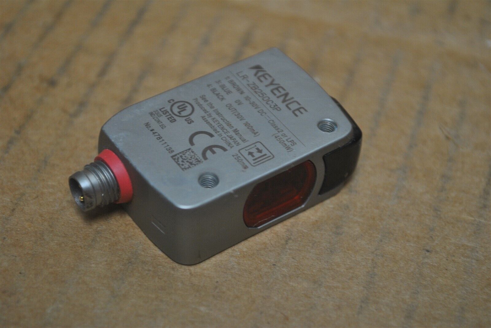 Keyence Laser Sensor Part No. LR-ZB250C3P