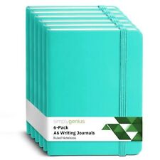 Simply Genius A6 Pocket Size Hardcover Mini Notebooks,124 pages, Turquoise picture