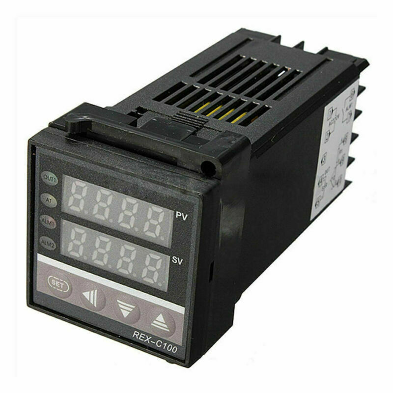 PID REX-C100 Temperature Controller SSR 40DA K Thermocouple Heat Sink Kit NEW