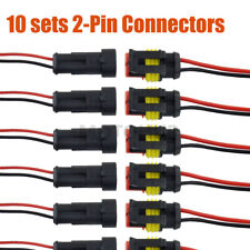 20X Car Waterproof Electrical Wire Cable Connector Male Female 2Pin Way Plug Kit picture