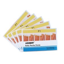 5X60pcs/kit Dental Endo Root Canal Gutta Percha Points Obturating Tips F1 AZDENT picture
