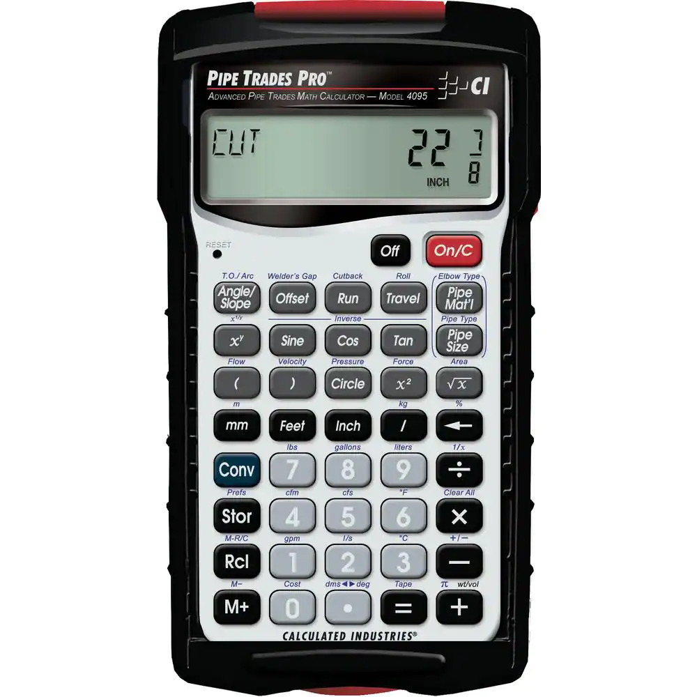NEW Advanced Pipe Trades Pro Math Calculator Layout Design Pipes Calculations