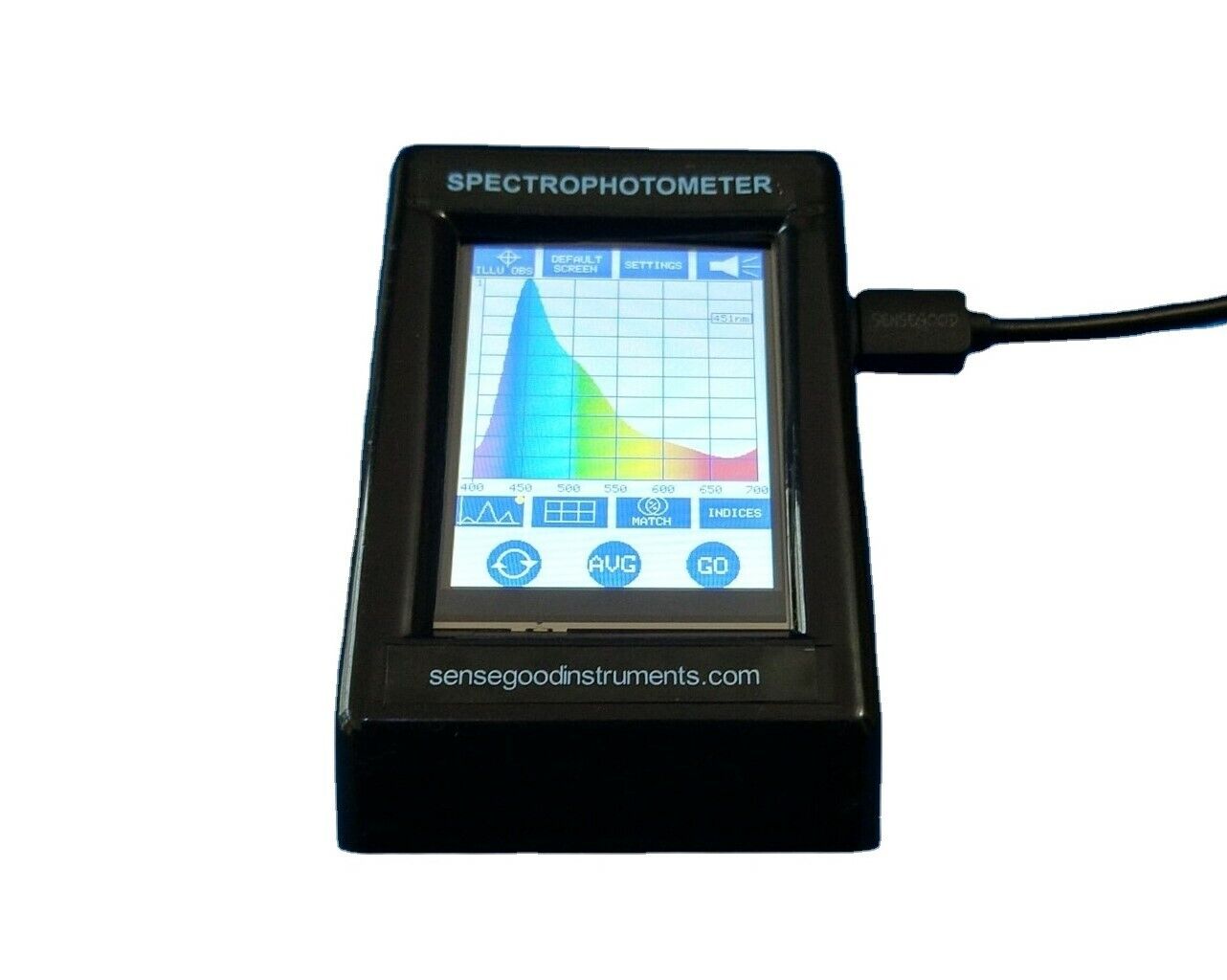 NEW ADVANCED Microprocessor Colorimeter Contact & Non Contact Color Measurement