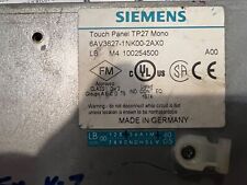 Refurbished Siemens 6AV3627-1NK00-2AX0. Touch panel TP27 Mono. Fast shipping picture