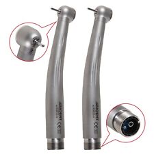 2X SANDENT NSK PANA MAX Style Dental High Speed Handpiece Push Button 2Holes B2 picture