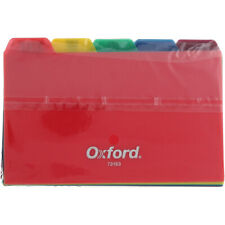 3 Pack Oxford Index Card Dividers, 3in X 5in, Poly Construction, Multiple Col... picture