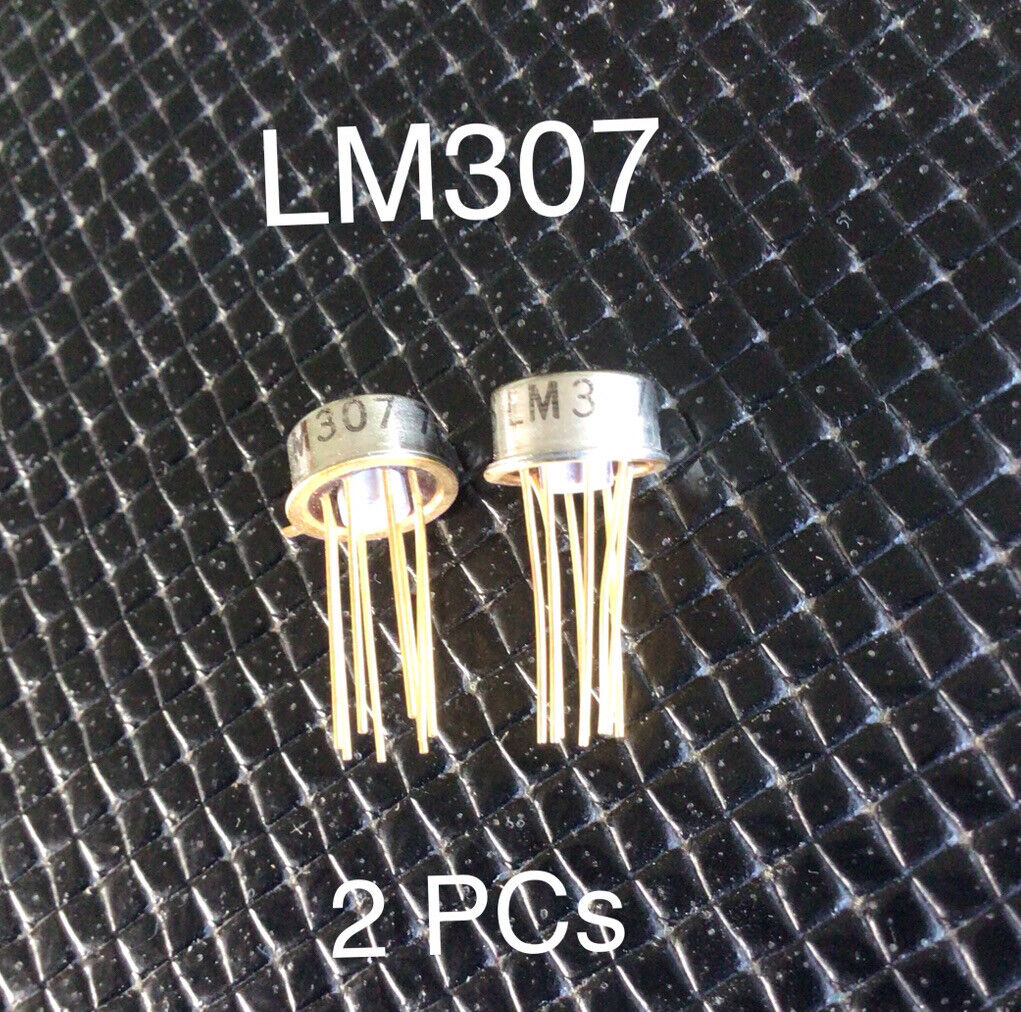 ( 2 Pcs ) National Semiconductor LM307 Op Amp, Nos , Excellent Value, Vintage