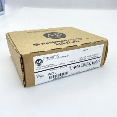 New Sealed 1769-IF4XOF2 SER A CompactLogix 6 Pt A/I and A/O Module AB US