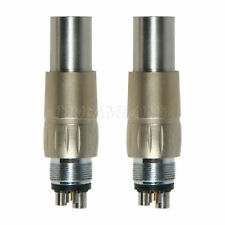 2X Sandent 6 hole quick coupling Fit Fiber Optic LED High Speed Handpiece SALE-N picture