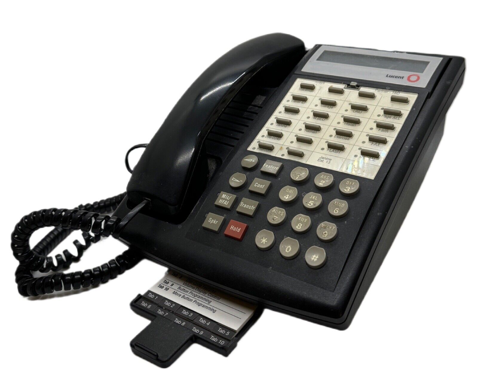 Avaya Partner 18D Lucent Black Business Landline Phone