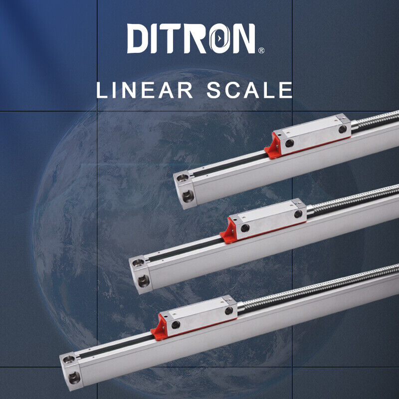 High Accuracy 0.1um/1um Linear Glass Scale Encoder DRO 2Aix 3Aixs CNC Mill Lathe