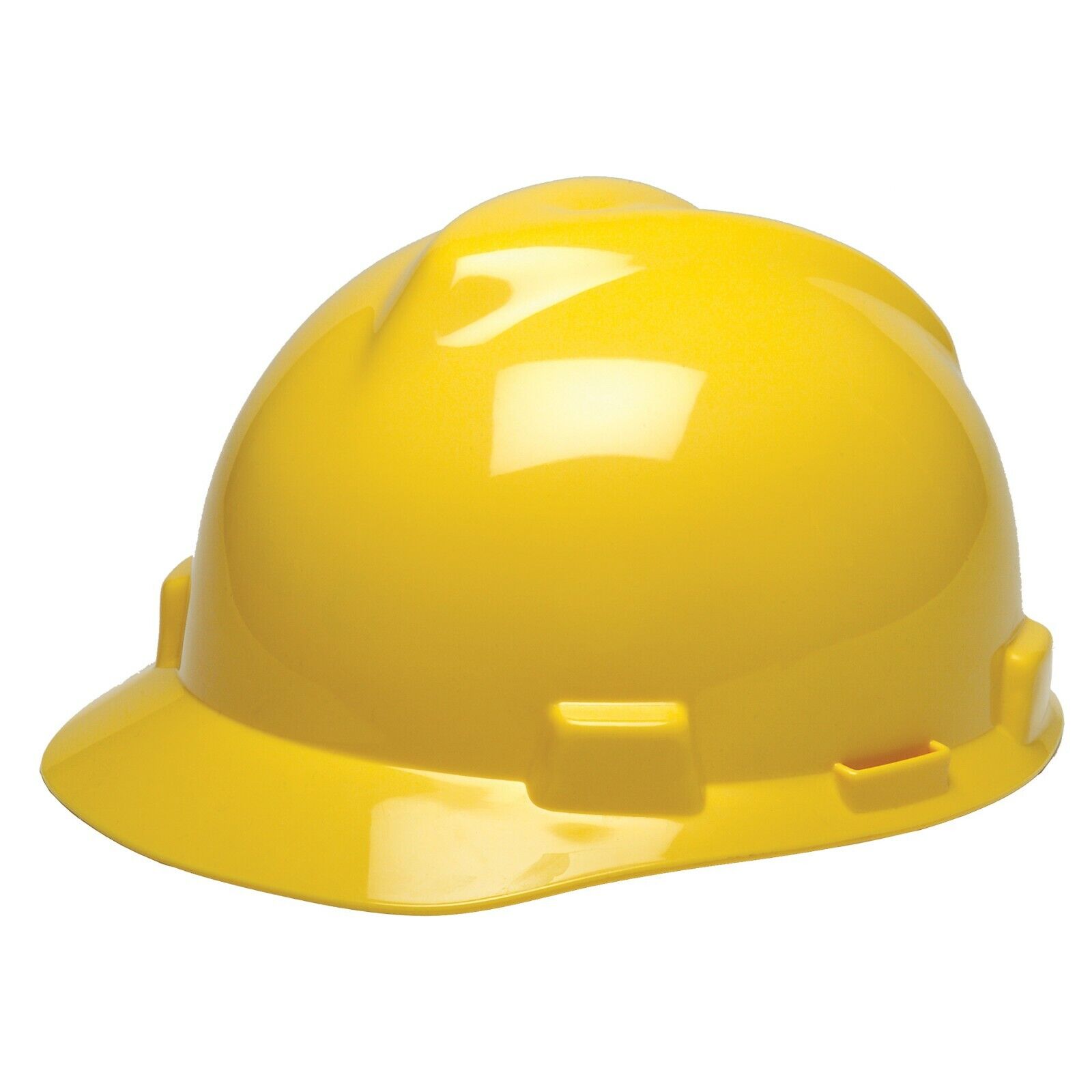 Safety Yellow Hard Hat 4-Point Slide Lock MSA 10150200