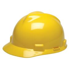 Safety Yellow Hard Hat 4-Point Slide Lock MSA 10150200 picture